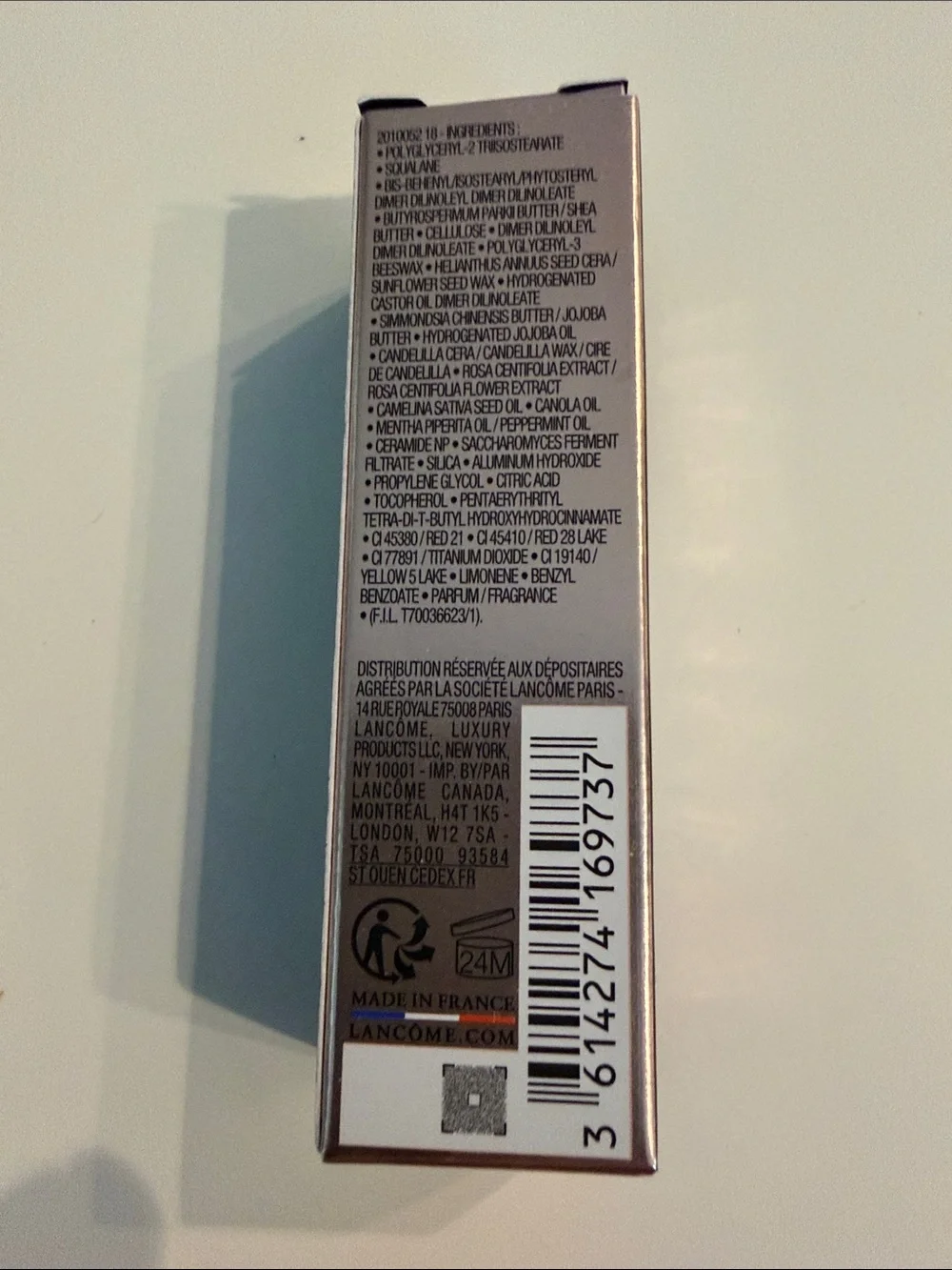 Lancôme Idole Squalane-12 Butterglow Lip Balm - 10 Keep It Glowy NIB